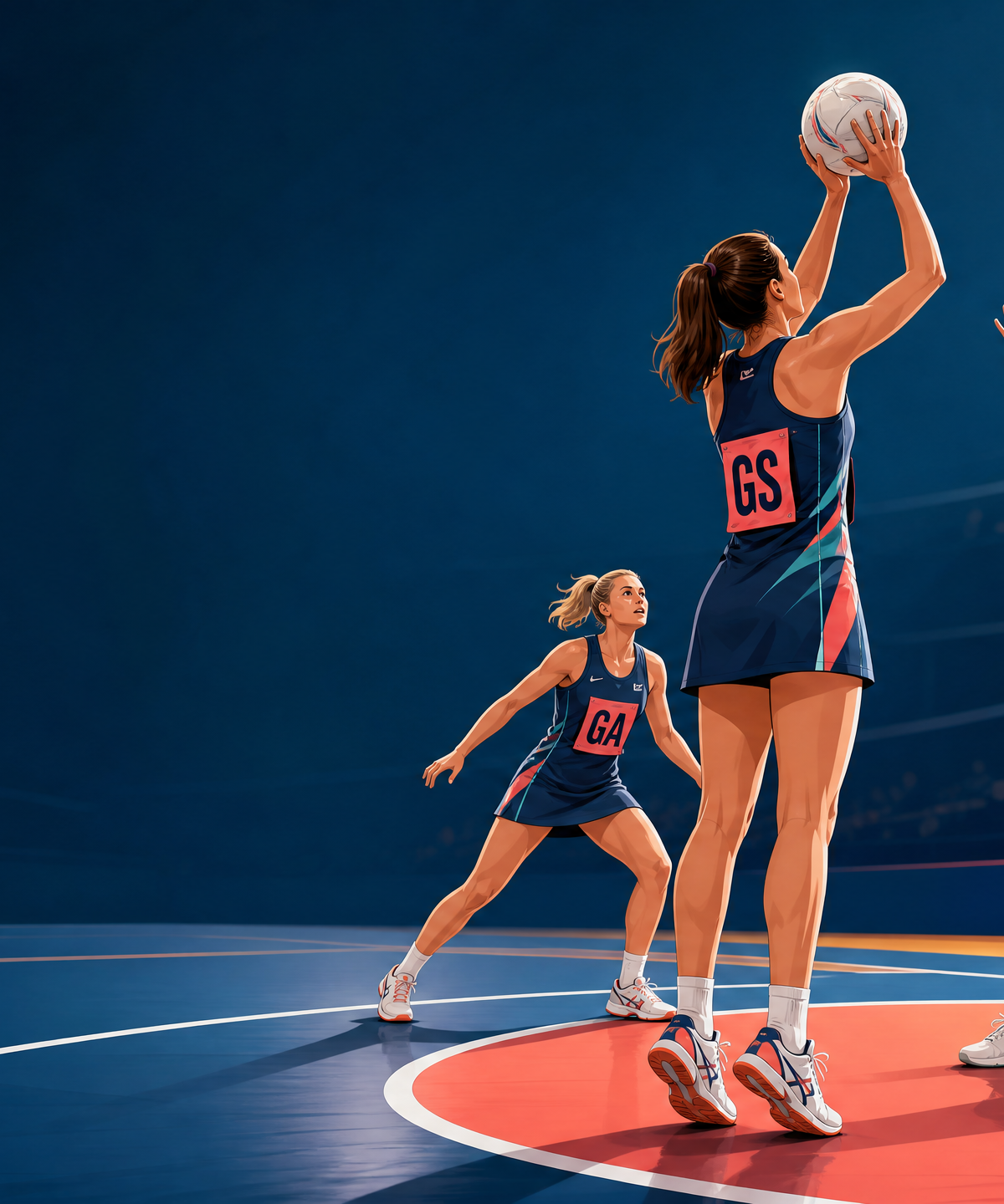 Goal Circle Shooting Accuracy Circuit: Feed, Set and Finish