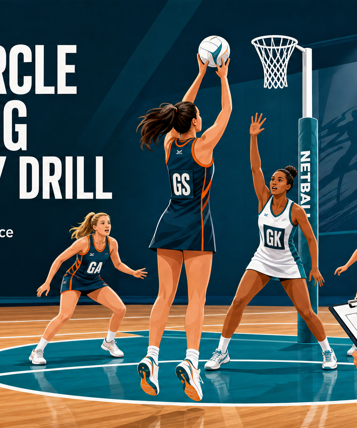 Goal Circle Shooting Accuracy & Movement Drill
