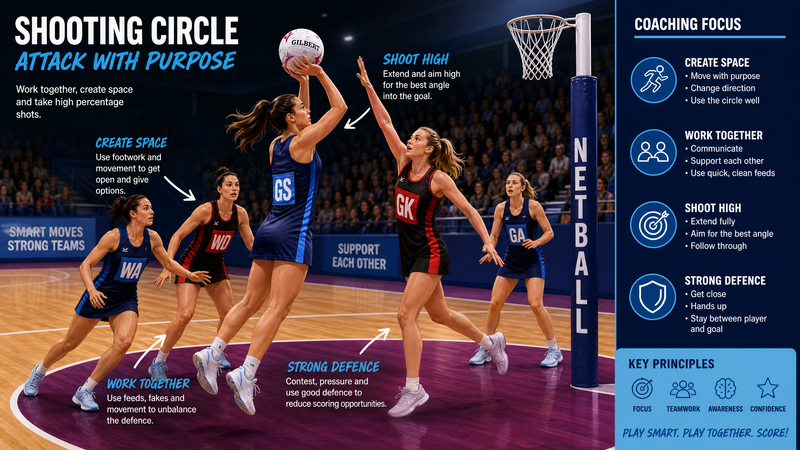 Shooting Circle Movement Drill: Front-Cut, Clear-and-Replace Finish