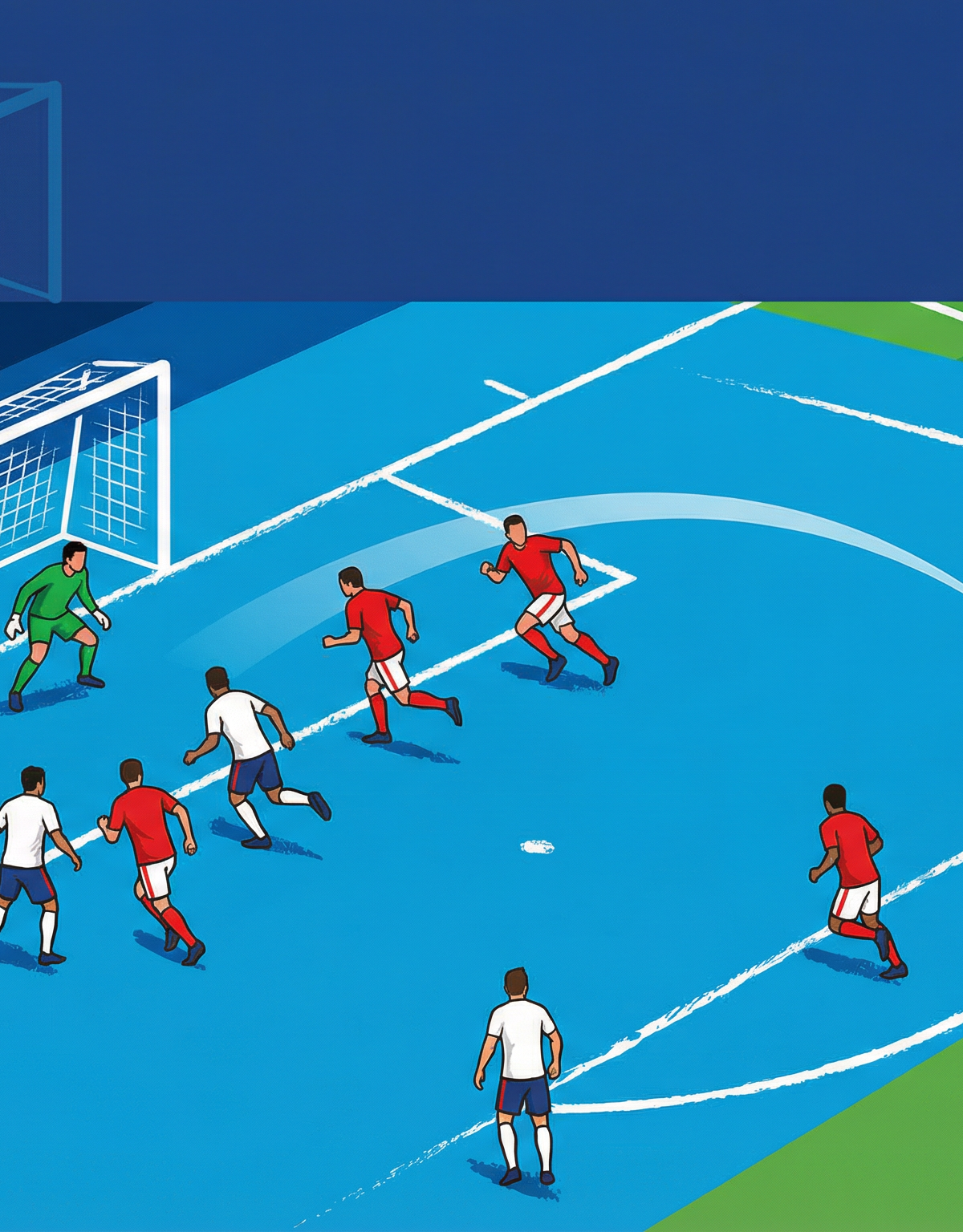 Penalty Box Movement Play for Crosses