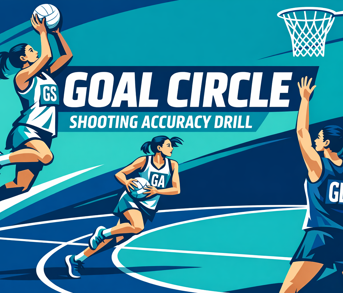 Pressure Cooker: 5-Station Goal Circle Shooting Accuracy Drill
