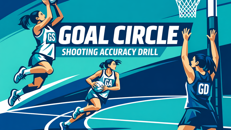 Pressure Cooker: 5-Station Goal Circle Shooting Accuracy Drill