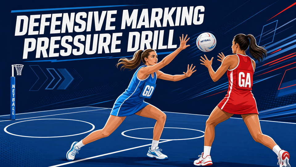 The Pressure Cooker: 1v1 to 2v2 Defensive Marking Drill