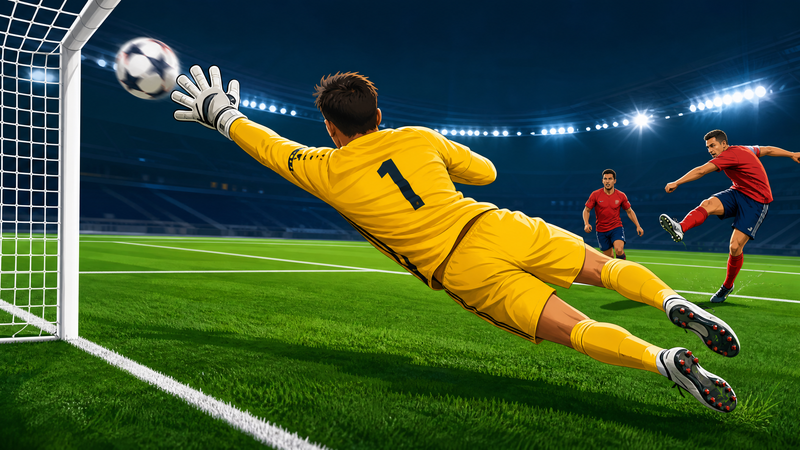 Rapid-Fire Reflex: Advanced Goalkeeper Shot-Stopping & Recovery Drill