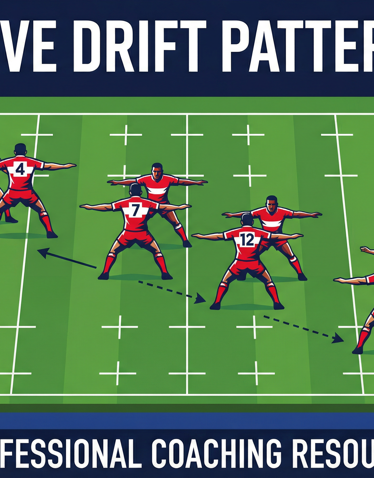 Defensive Drift Pattern Drill: Building a Cohesive Backline Defence