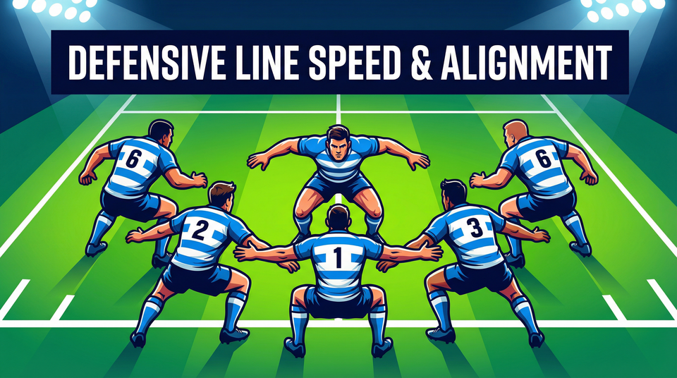 Defensive Line Speed and Alignment: The Blitz & Drift Drill