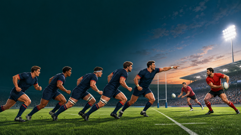 Rugby Defensive Line Speed & Alignment: The Launch–Connect–Reload Drill