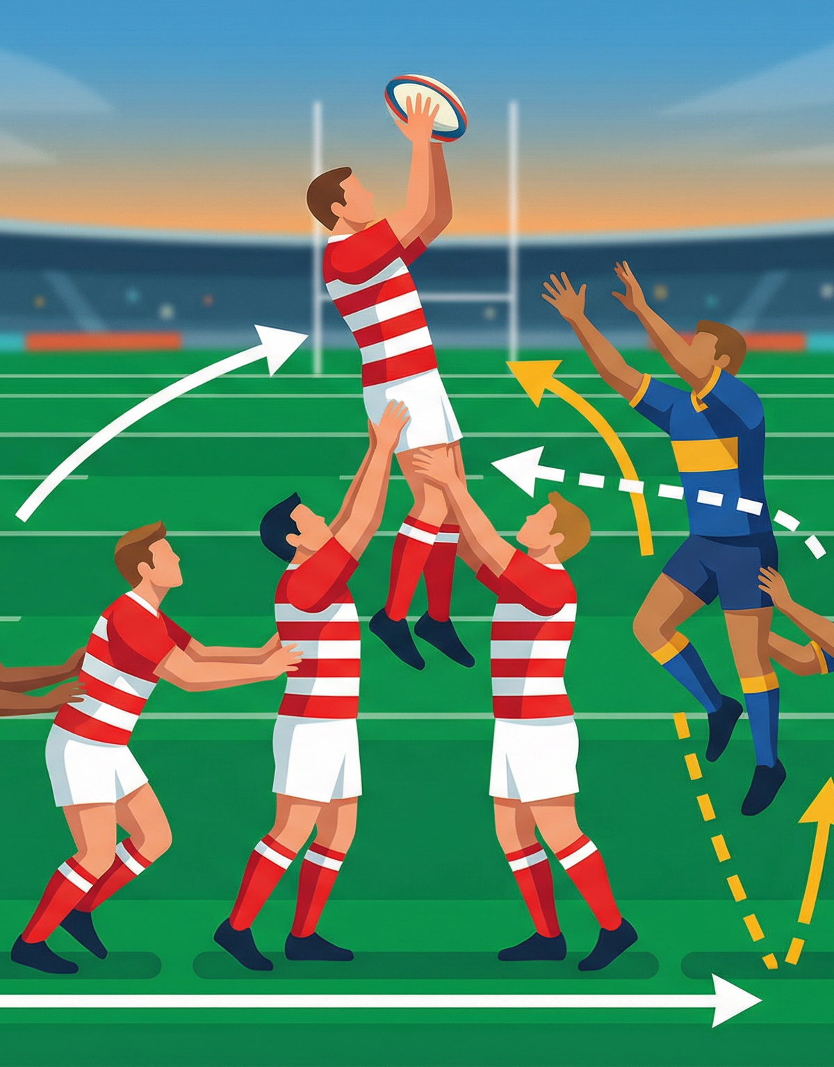 The Falcon Strike: Defensive Lineout Steal and Rapid Counter-Attack