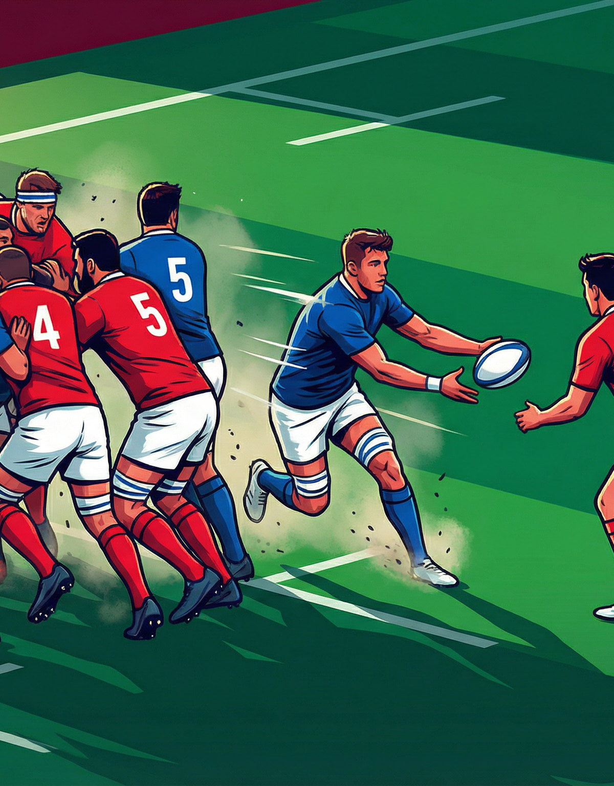 Forward Pod Play with Offload Option: Punching Through the Defensive Line