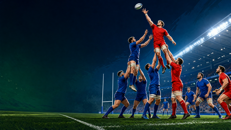 Opposition Throw Lineout Steal: Middle Pod, Secure Landing and Fast Exit