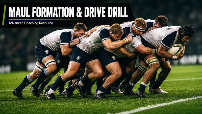 Maul Formation and Dynamic Drive: Advanced Forward Play Drill