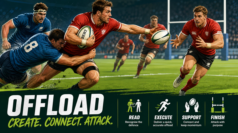 Mastering the Offload: The 'Contact & Connect' Drill Sequence