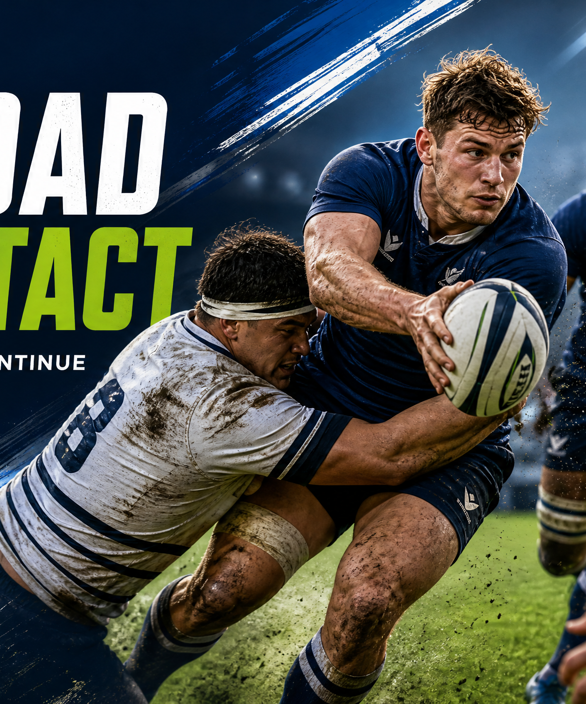Offloading in Contact: Win the Collision, Keep the Ball Alive