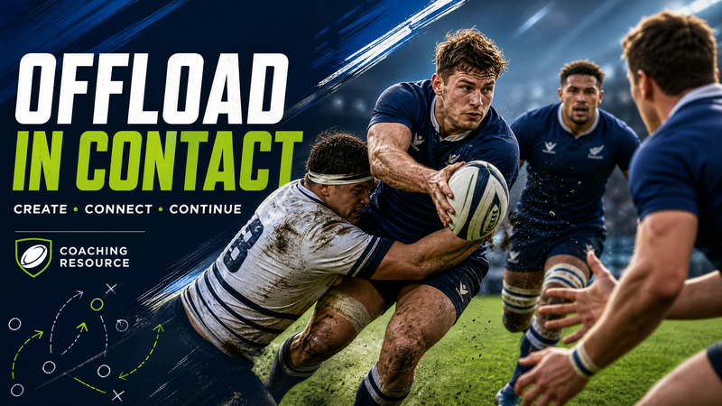 Offloading in Contact: Win the Collision, Keep the Ball Alive