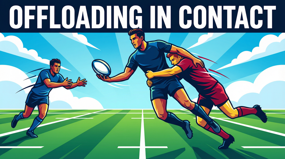 Offloading in Contact: Breaking the Defensive Line Through Continuity