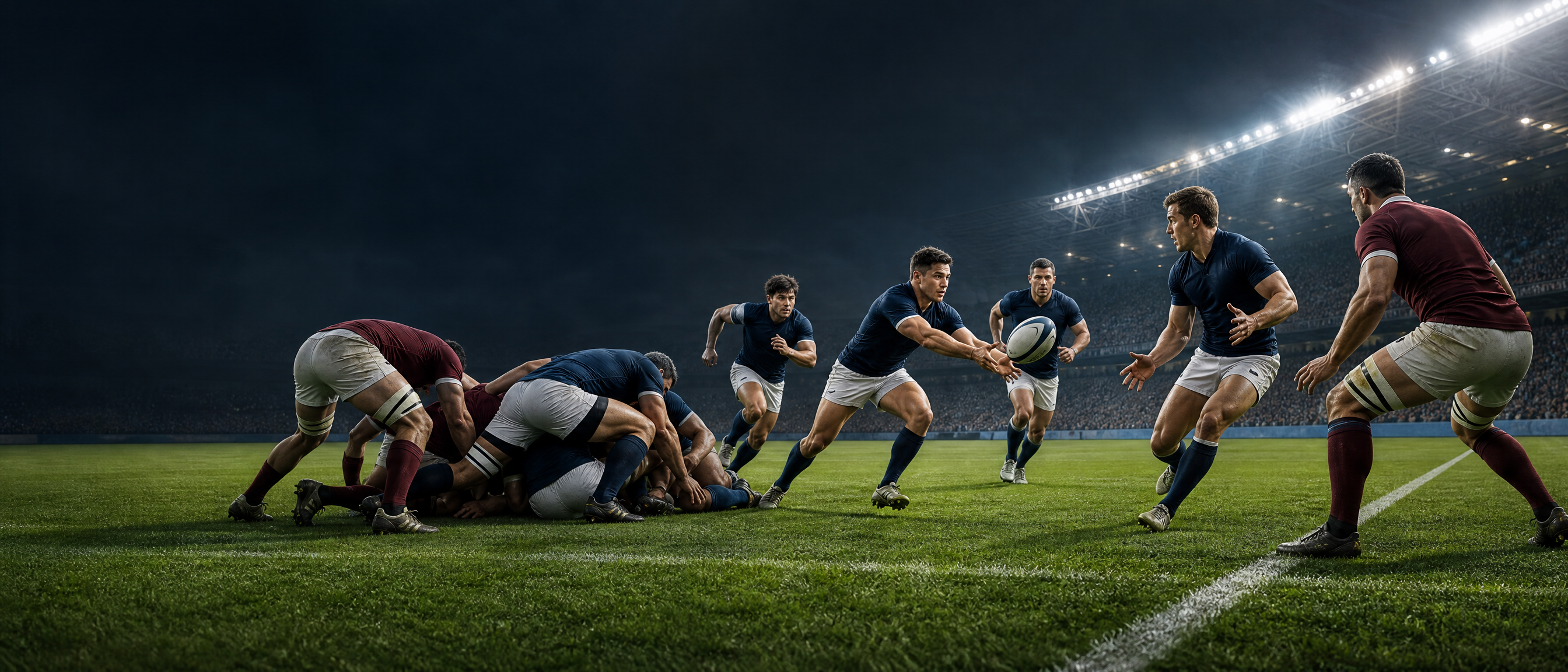 Penalty-to-Corner 5m Lineout: Front-Drive Attack