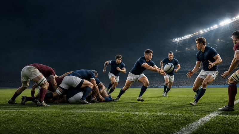 Penalty-to-Corner 5m Lineout: Front-Drive Attack