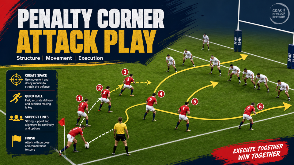 Penalty Corner Attack: The Blindside Wrap & Switch