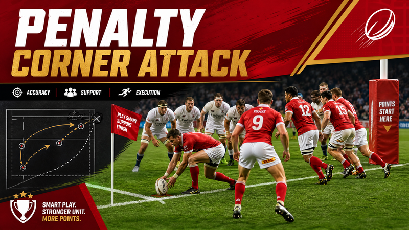 Red Zone Dominance: The 'Tap & Strike' Penalty Corner Attack