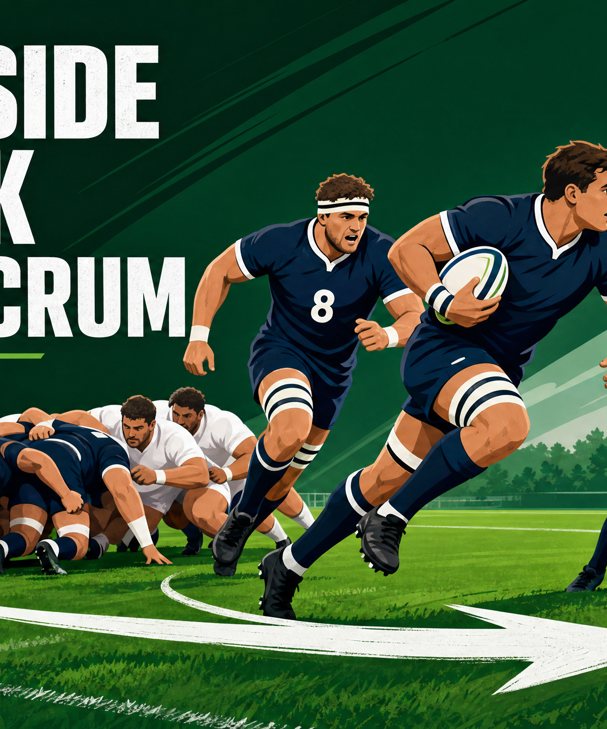 Blindside Attack from the Scrum: Creating the Overlap