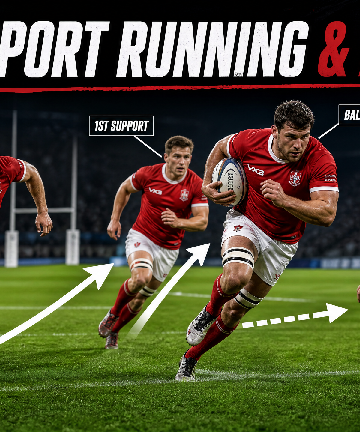 Mastering Support Running & Angles: The 3v2 Breakout Drill
