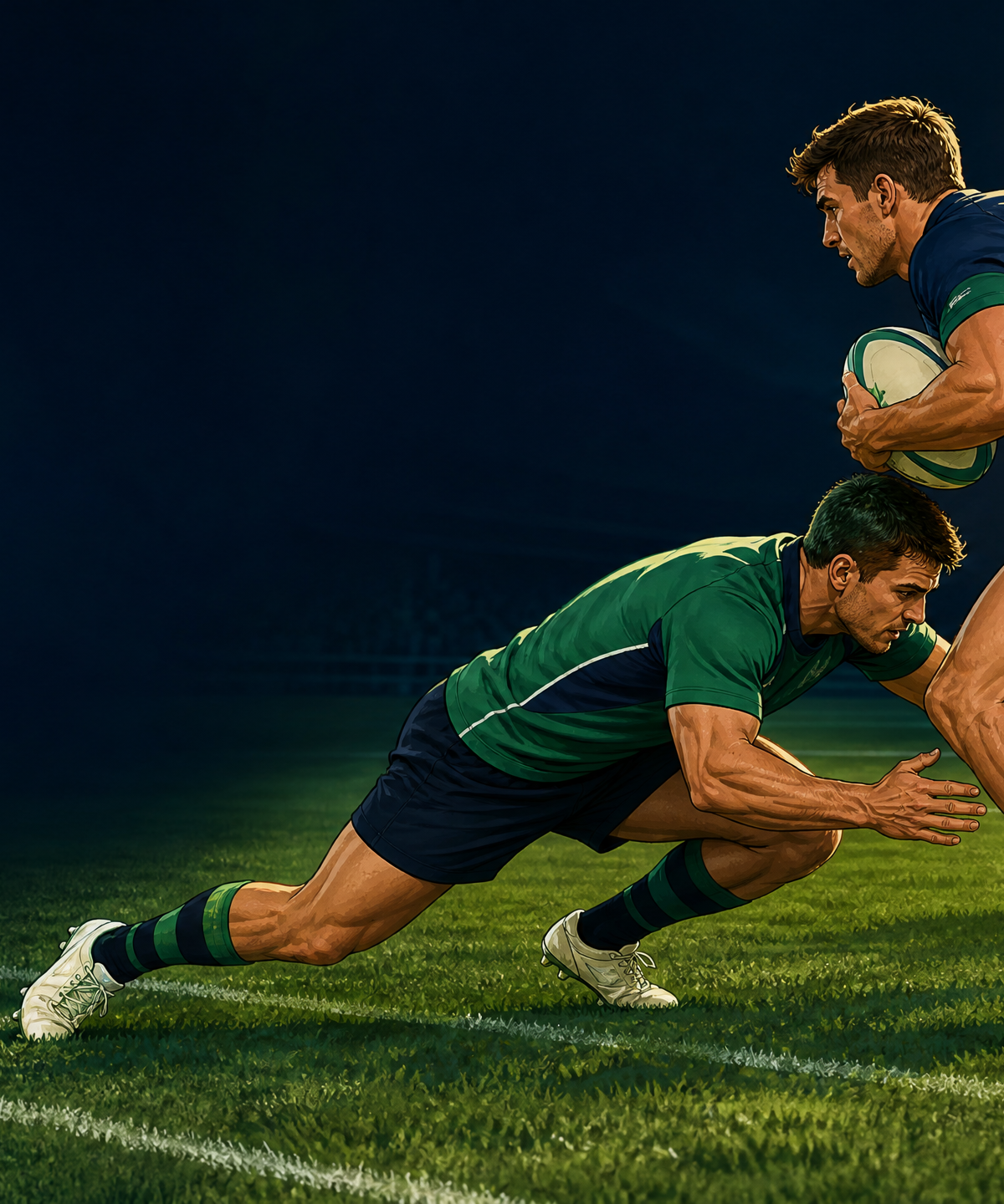 Tackle Technique & Body Height: Track–Connect–Finish Channel Drill