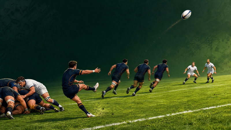 Rugby Union Box Kick Chase & Press: Win the Air, Own the Next Phase