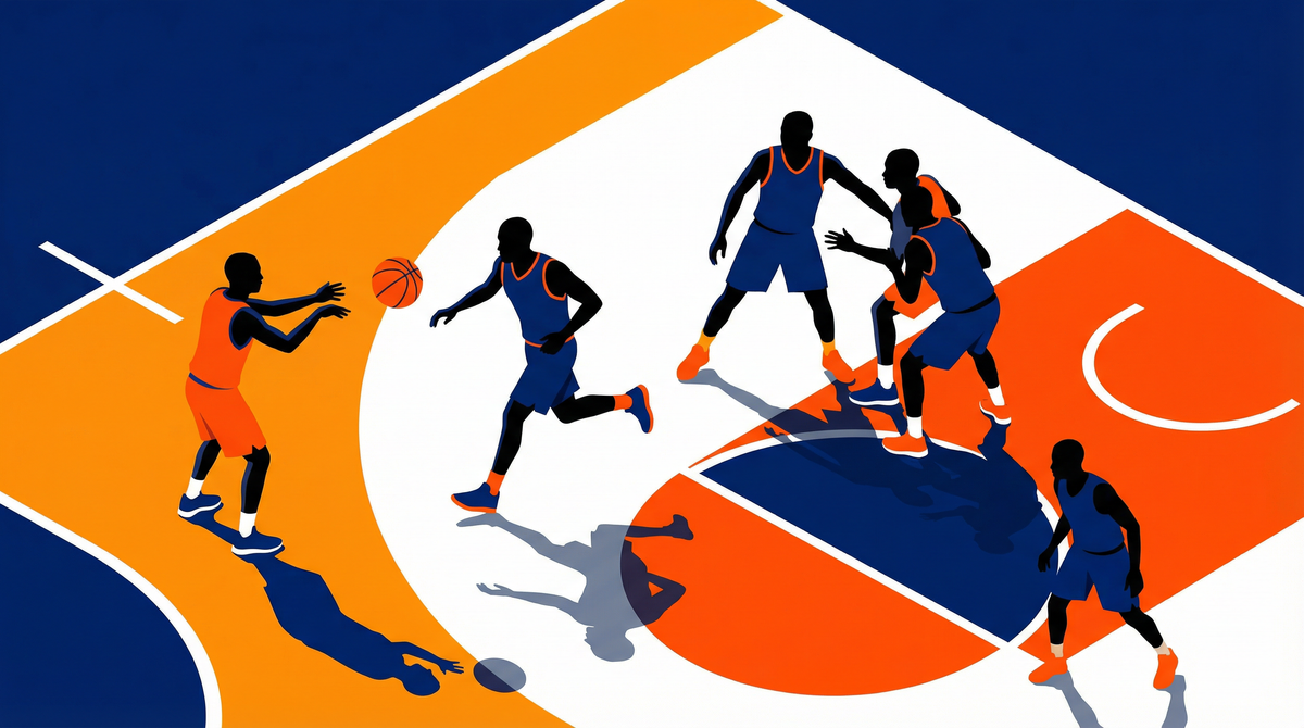 Sideline Inbound vs Man-to-Man: The 'Elbow Screen' Set Play