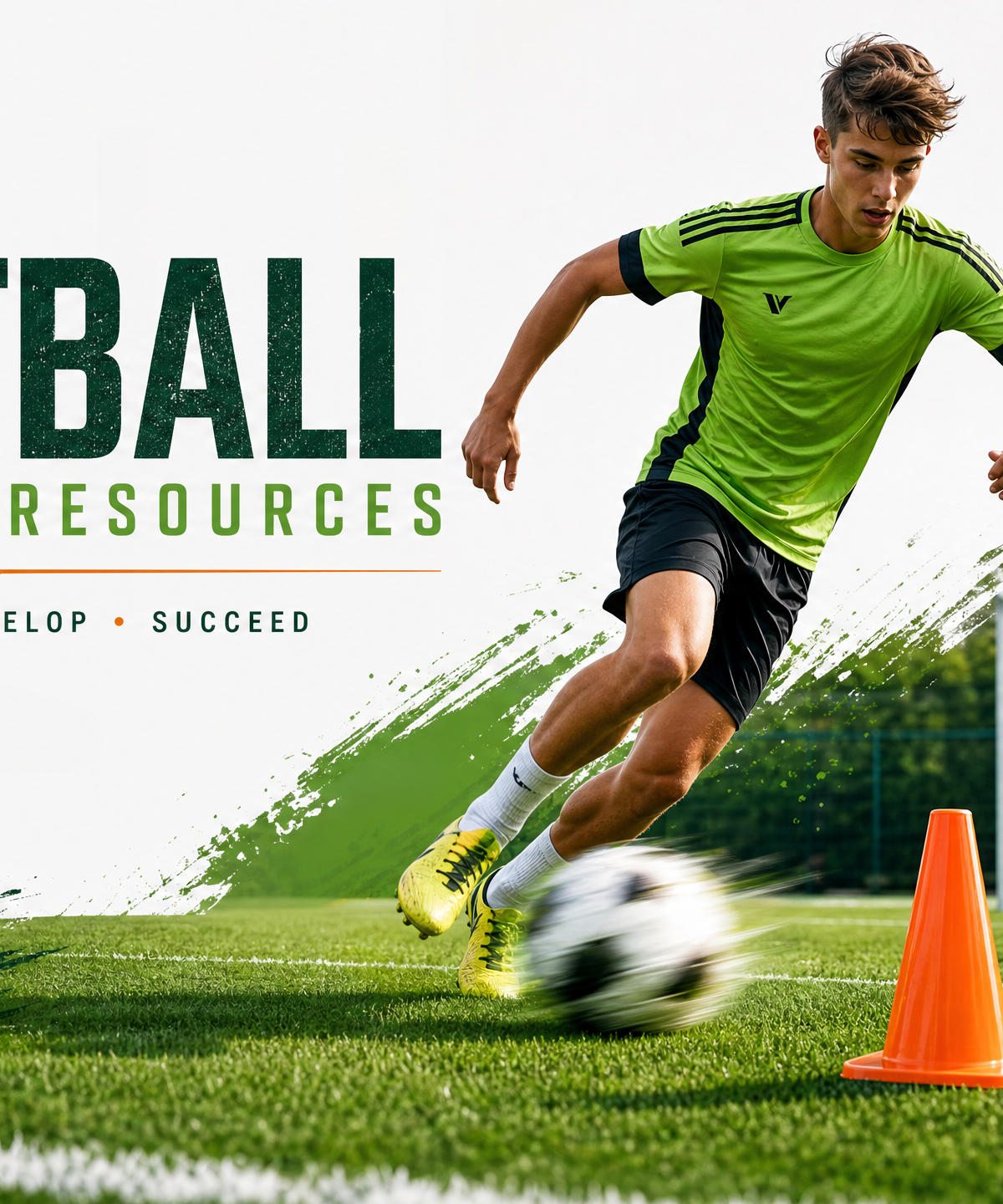 Slalom Dribble & Precision Finishing Drill