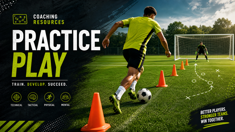 Slalom Dribble & Precision Finishing