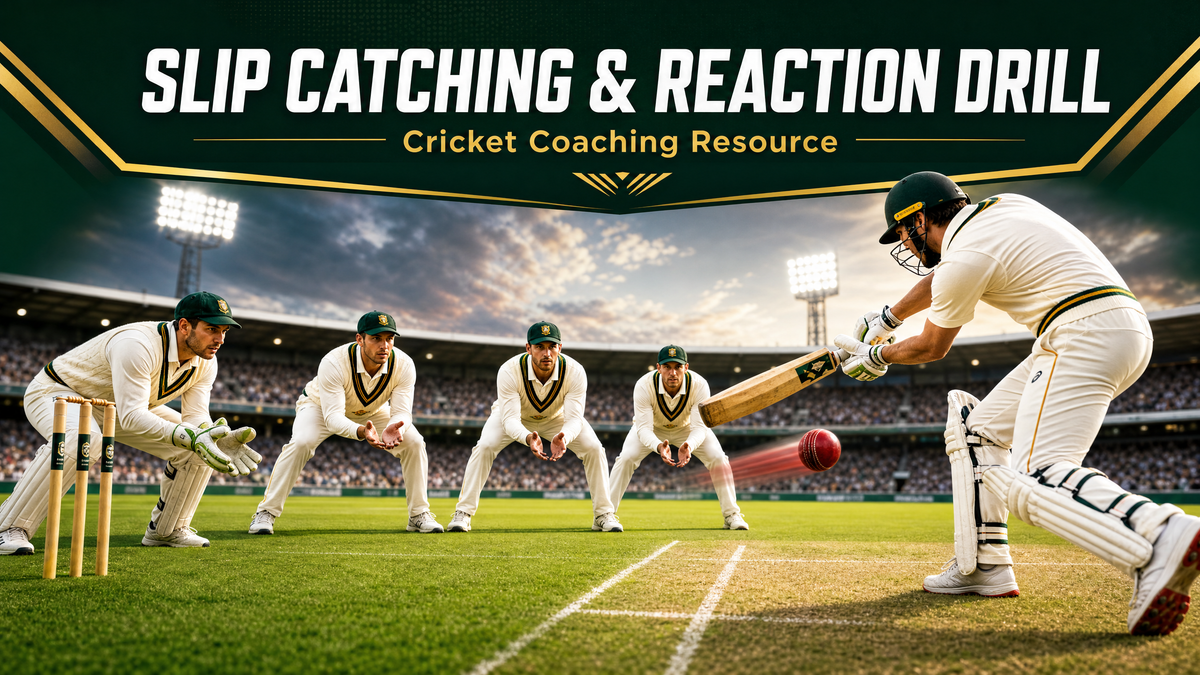 Slip Catching & Reaction Drill: Building the Ultimate Cordon