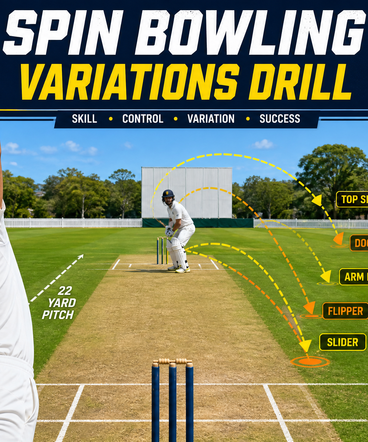 Mastering the Art of Deception: Spin Bowling Variations Drill