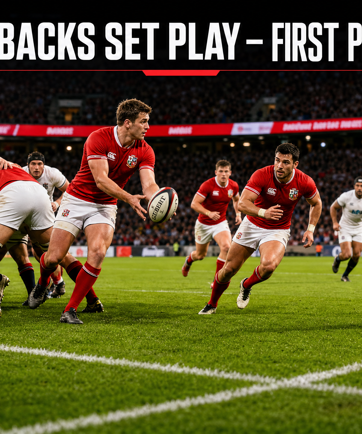 The 'Strike' Play: Attacking Backs Move Off First Phase