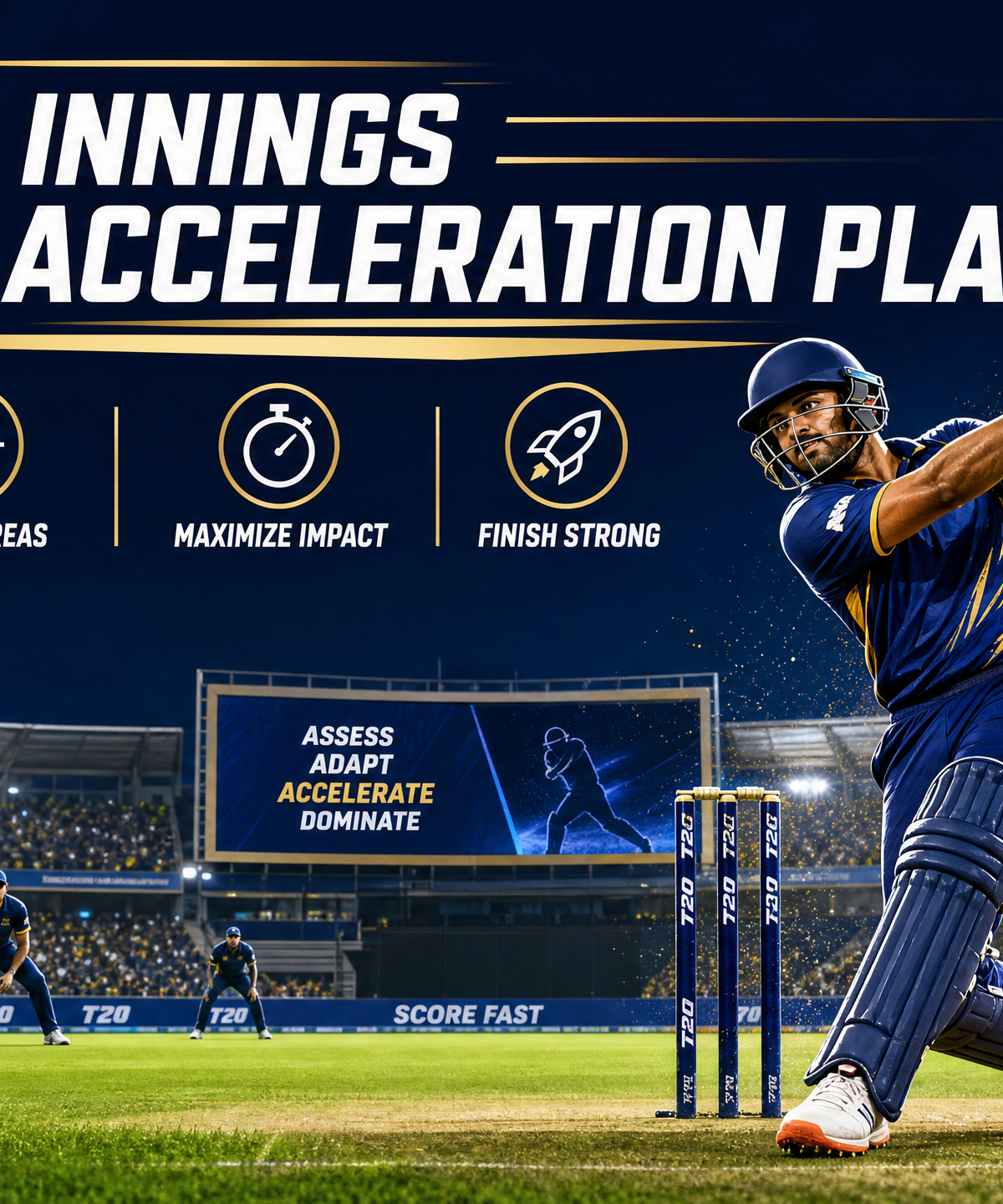 T20 Innings Acceleration Blueprint: From Powerplay to Death Overs