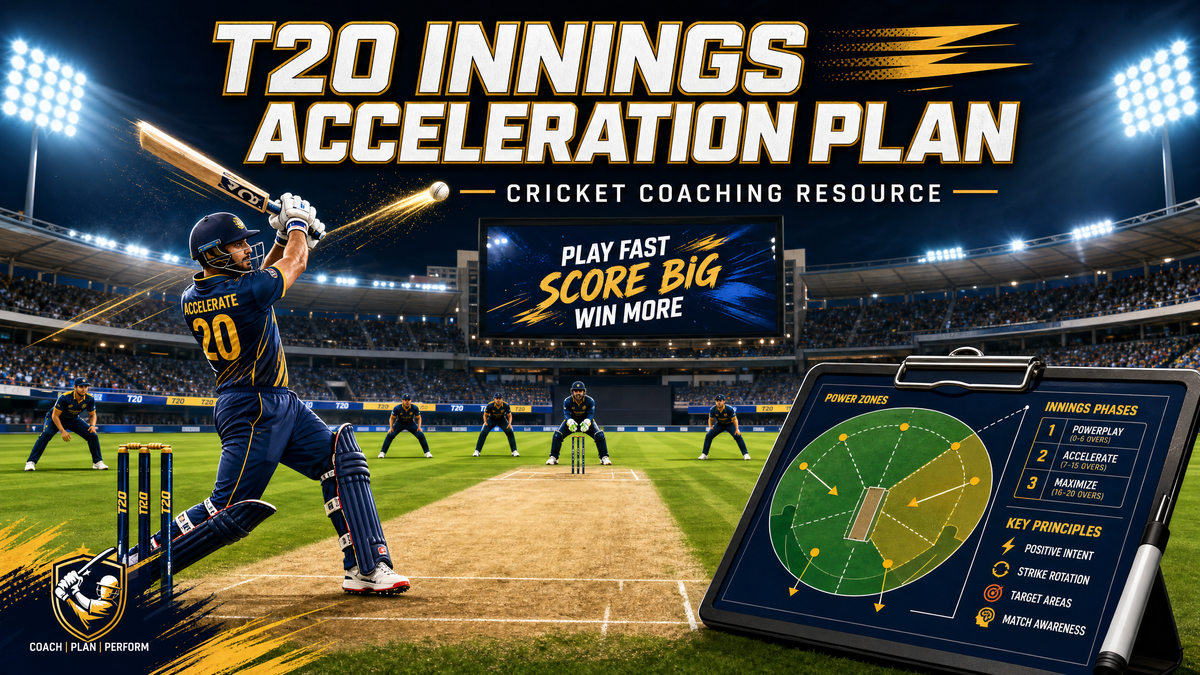 T20 Innings Acceleration Blueprint: Maximizing Run Rate Through Phased Aggression