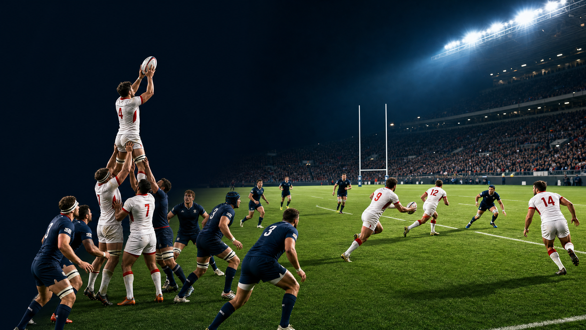 Wide Overlap Play from Lineout: The 'Slice' Move