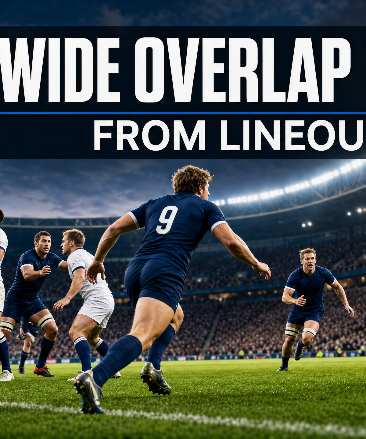 Wide Overlap Play from Lineout: Stretching the Defence