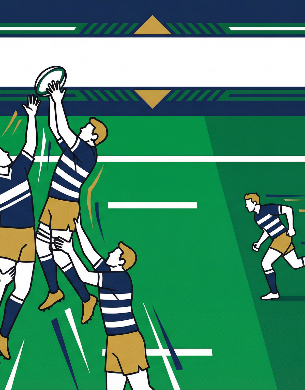 Wide Overlap Play from Lineout
