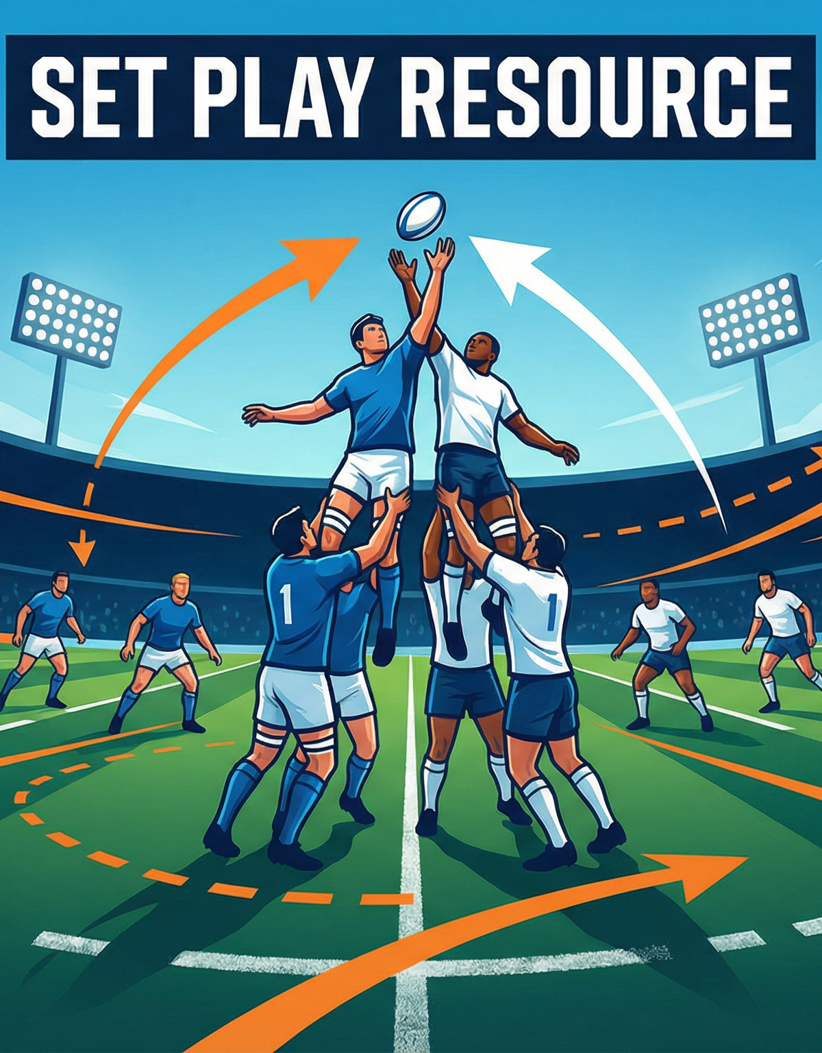 Wide Overlap Strike: Lineout to Edge Finish
